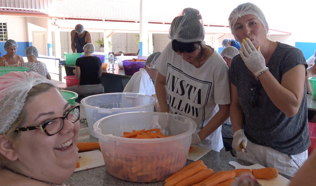 Levée de soleil sur Abadiania