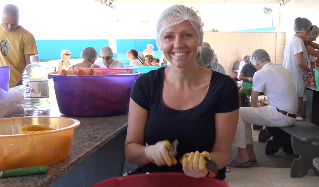 Levée de soleil sur Abadiania