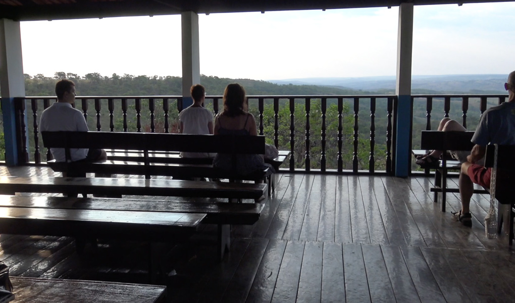 Levée de soleil sur Abadiania