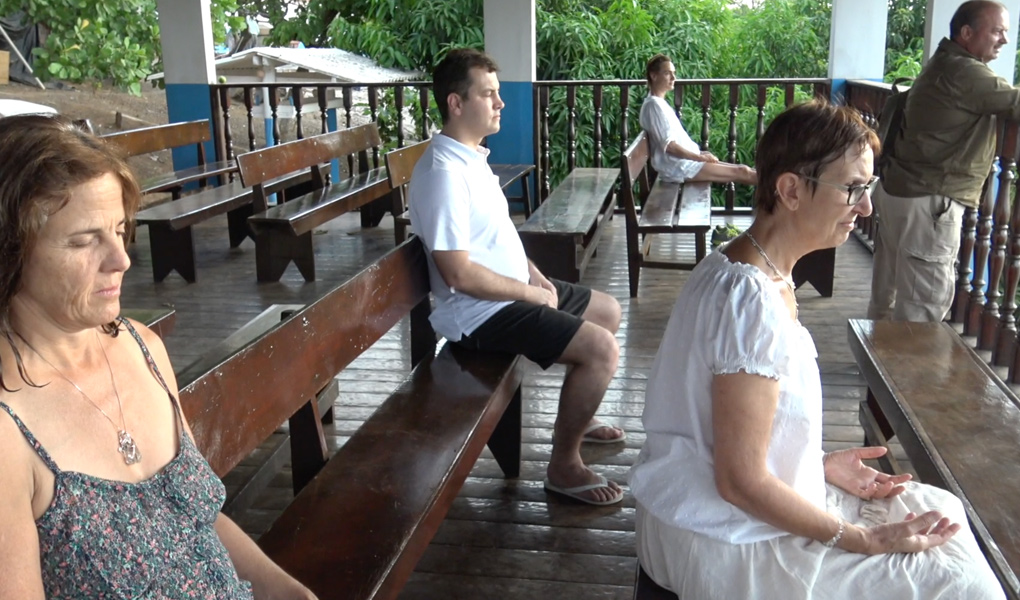 Levée de soleil sur Abadiania